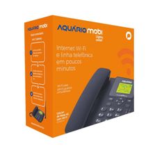Telefone Celular Fixo de Mesa Aquario 4G Com Wifi Dual Chip