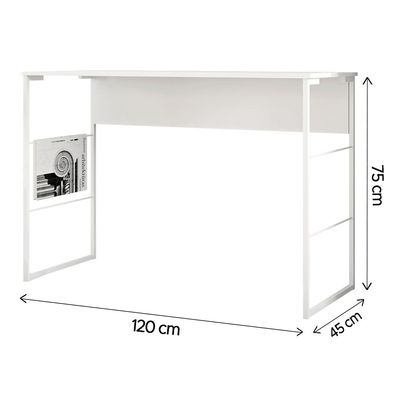 Penteadeira para Salão Aparador 120cm Branco Fabrick Caemmun Branco