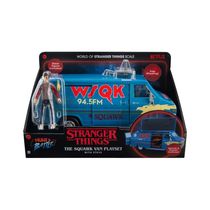 Kit Carro e Boneco Stranger Things 10cm Steve Com Van