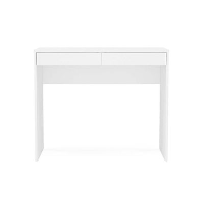 Escrivaninha p/ Escritório Tijuca c/ 2 Gavetas Branco - Politorno