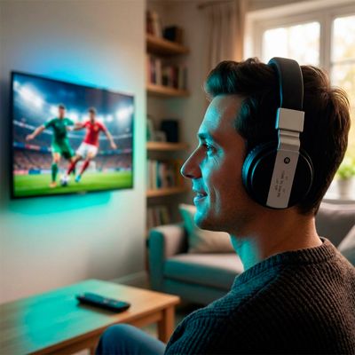 Fone Bluetooth Over-Ear com Microfone, Som Estéreo Potente, Conforto e Bateria 6h
