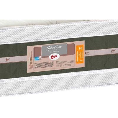 Cama Box Baú CRC Casal +Colchão Molas Pocket Látex Grand Castor -