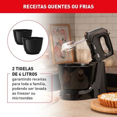 Batedeira Mini Chef HM11 Arno Preto / 220V