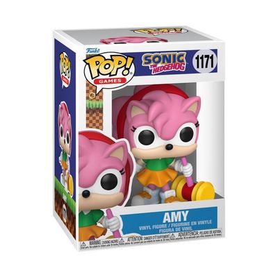 Boneco Funko Pop! Sonic The Hedgehog -  Amy Rose Com Chase