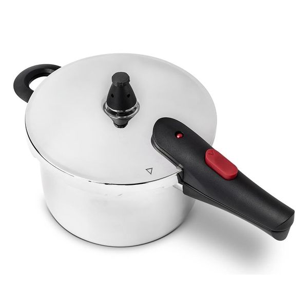 Panela de Pressão Brinox Ultra 4L Inox Fundo Triplo Antiaderente Indução