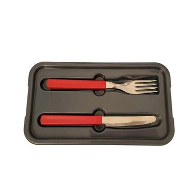 Marmita Fit Dupla 1,3l Vermelho Com Talher - Unitermi