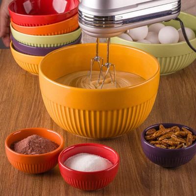 Bowl Tigela Branca Canelada 630ml Média Assar Servir Germer