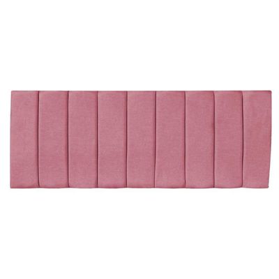 Kit Cabeceira Painel E Calçadeira Recamier Baú Queen 1,60m Holanda Suede Rosa - Pallazio