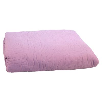Kit Colcha Casal com 3 Peças Organic Cazza Rosa