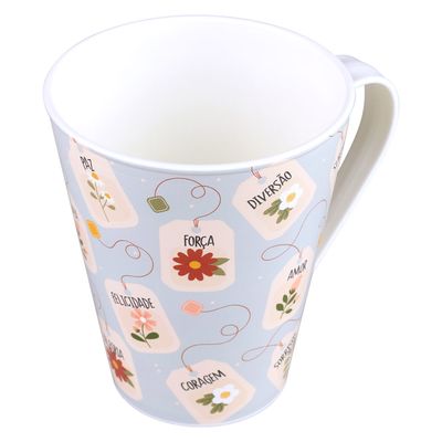 Caneca 360ml Decorada Plasútil Sortida