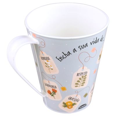 Caneca 360ml Decorada Plasútil Sortida