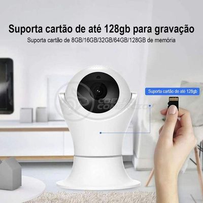 Câmera Ip C360 De Segurança Wifi Robô Hd 1080P - 8165Hp