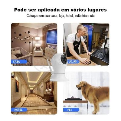 Câmera Ip C360 De Segurança Wifi Robô Hd 1080P - 8165Hp
