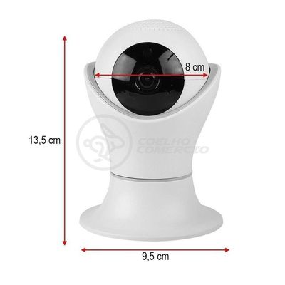 Câmera Ip C360 De Segurança Wifi Robô Hd 1080P - 8165Hp