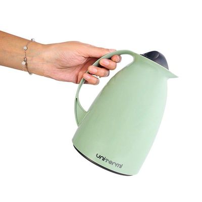 Kit Garrafa Termica Café Prático Com Açucareiro Com Colher E Suporte Para Filtro - Verde