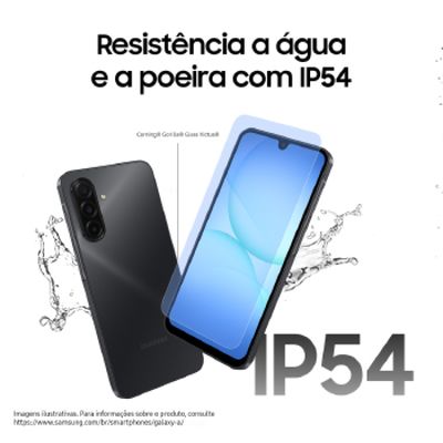 Celular Samsung Galaxy A17 4G 256GB  SM-A175F/DS - SM-A175FZKMZTO Preto Quadriband