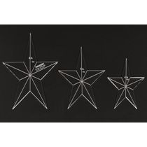 Traceease 3 Peças Estênceis Geométricos Estrela 10/13/15 cm Régua Estêncil DIY Espessura 0,3 cm - Inkdotpot