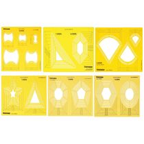Kit 6 Peças de Estênceis de Patchwork, Régua para Máquina de Costura DIY, Ferramentas de Patchwork para Escritório e Escola - Traceease