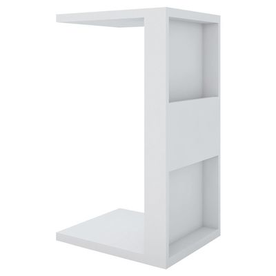 Mesa Apoio Lateral Book Sofá ou Cama Caemmun Branco