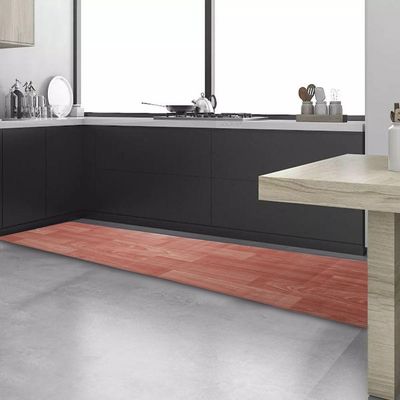 Passadeira Em Manta Vinilico Similar Laminado 0,50x4,00 Amadeirado Claro