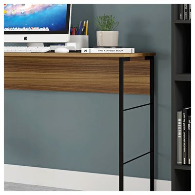 Mesa para Café Aparador Buffet 120cm Fabrick Branco Caemmun Marrom