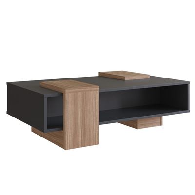 Mesa De Centro Com Nicho Preto Montana