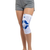 Joelheira Pro Licenciada Cruzeiro Branca Tamanho P Knit 3D Compressão Estabilização Patelar N1 Sport