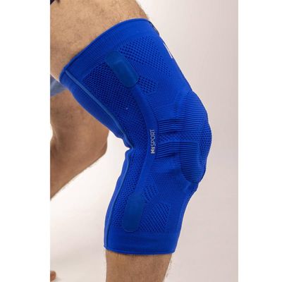 Protetor de Joelho N1 Sport Azul Royal Tamanho P Joelheira Pro Licenciada Cruzeiro