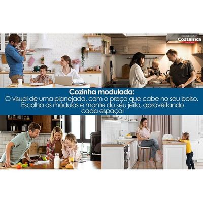 Cozinha Completa Henn 16 Peças Americana C5P33 Cinza