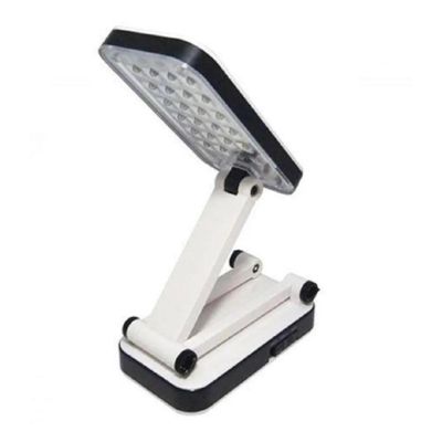 Luminária Portátil Abajur Mesa 24 Led Dobrável Recarregável Branco