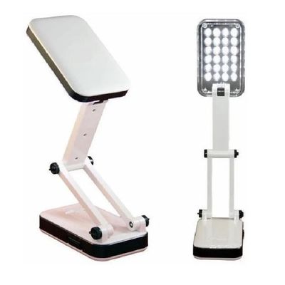 Luminária Portátil Abajur Mesa 24 Led Dobrável Recarregável Branco