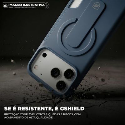 Capa para iPhone 17 Pro - Card Ring - Azul - Gshield