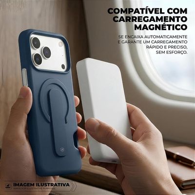 Capa para iPhone 17 Pro - Card Ring - Azul - Gshield
