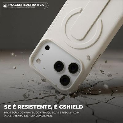 Capa para iPhone 17 Pro - Card Ring - Off White - Gshield