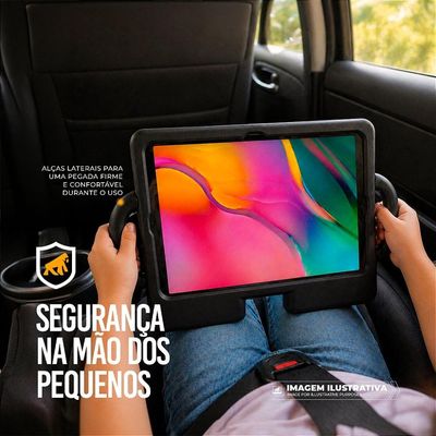 CAPA SILICON IMPACT UNIVERSAL PARA TABLET 9 A 12 POLEGADAS - PRETA