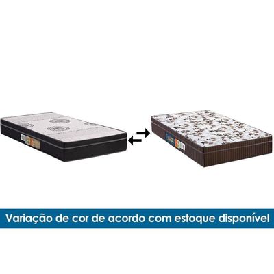 Cama Box Baú CRC Solt +Colchão Ortopédico Orthoface Polar 88