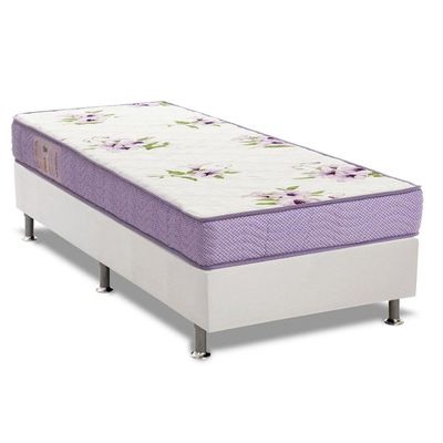 Cama Box CRC Solteiro +Colchão D23 Physical Super Ortobom 88