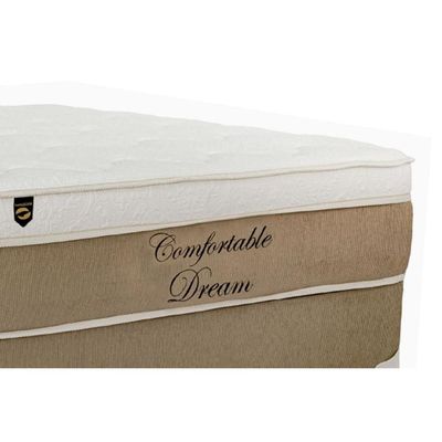 Cama Box CRC King +Colchão Molas Dream Luckspuma 193x203