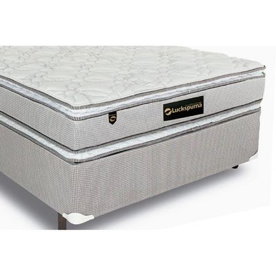 Cama Box CRC Casal +Colchão Molas Faction Luckspuma 138x188