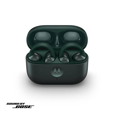Fone de Ouvido Moto Buds Loop OWS Bluetooth, Sound by Bose IP54 Bateria até 39h Verde