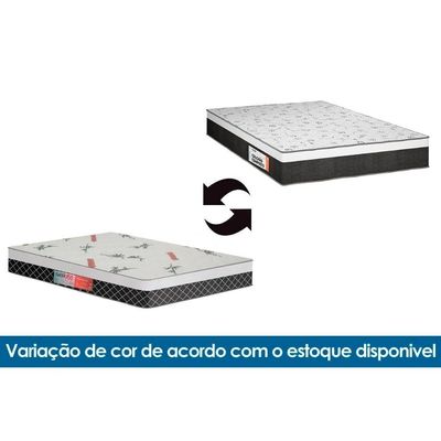 Cama Box CRC Solteiro +Colchão Ortopédico Falcon Plumatex 88