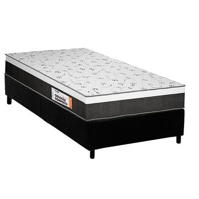 Cama Box CRC Solteiro +Colchão Ortopédico Falcon Plumatex 88