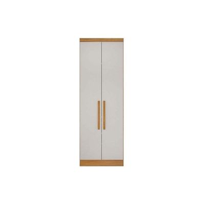 Módulo de Quarto Solteiro Guarda Roupa c/2 Portas 3Gavs Rizon/Linea Cumaru/Fendi 25 - N. Horizonte