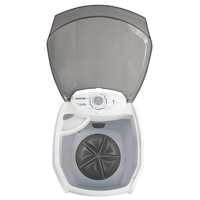 Máquina de Lavar Roupas Semi Automática 10Kg Lavamax Eco LE1022BR Suggar Branca 220V