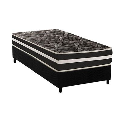 Cama Box CRC Solteiro +Colchão Anatômico Ortopédico Master Paropas 88