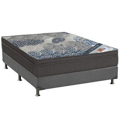 Cama Box CRC Casal +Colchão Molas Super Pocket ISO Firme Ortobom 138x188