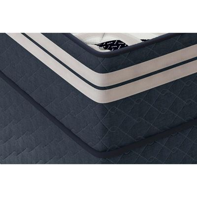Cama Box CRC King +Colchão Molas Master Pocket La Confort Paropas 193x203