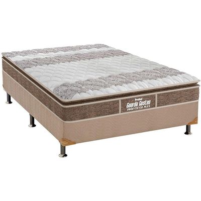 Cama Box CRC Casal +Colchão D33 Ortopédico PróIntense Probel 138