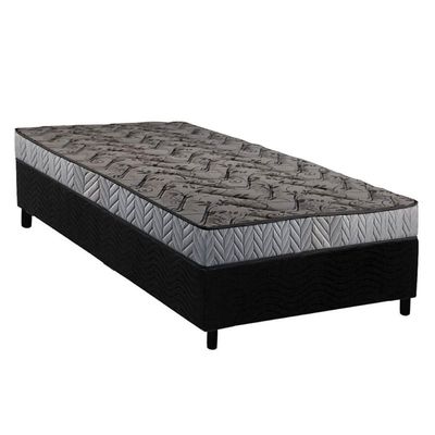 Cama Box CRC Solteiro +Colchão Anatômico Ortopédico Royalle Paropas 88