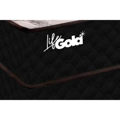 Cama Box CRC Solteiro +Colchão Molas Master Pocket Life Gold Paropas 88